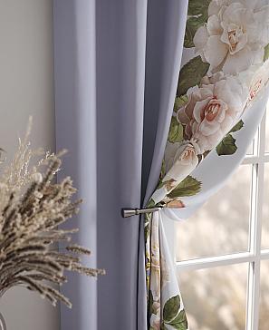 Комплект штор «Лиорзис» серо-сиреневого цвета