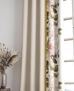 Комплект штор «Лиорзис» бежевого цвета