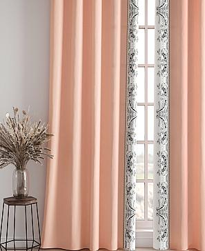 Комплект штор «Релиорс» персикового цвета