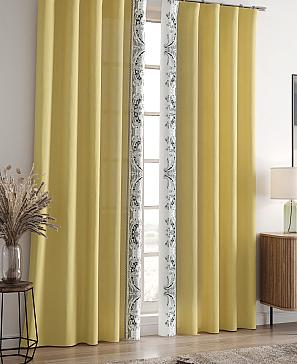 Комплект штор «Релиорс (горчичный)» | фото 2