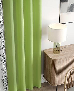 Комплект штор «Релиорс» зеленого цвета