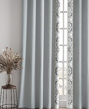 Комплект штор «Релиорс» светло-серого цвета