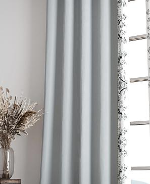 Комплект штор «Релиорс» светло-серого цвета