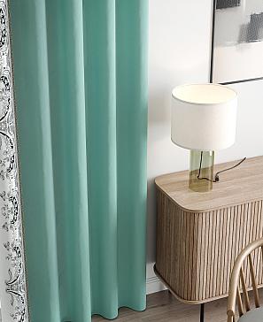 Комплект штор «Релиорс» бирюзового цвета