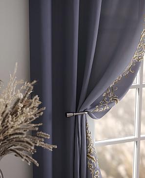 Комплект штор «Милинс» лилово-серого цвета