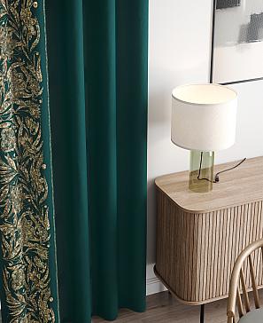 Комплект штор «Мелирос (изумрудный)» | фото 3