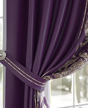 Комплект штор «Мелирос» фиолетового цвета