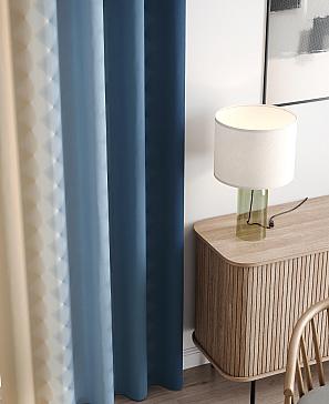 Комплект штор «Бакстер (бежево-голубой)» | фото 3