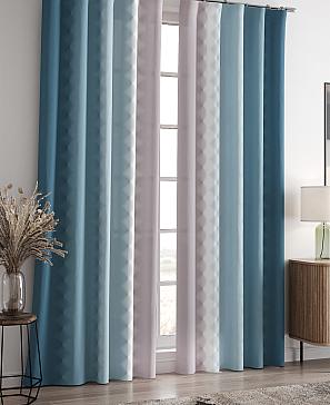 Комплект штор «Бакстер (розово-голубой)» | фото 2