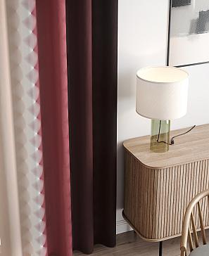 Комплект штор «Бакстер (винный)» | фото 3