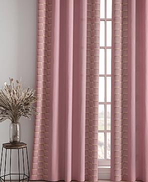 Комплект штор  «Релдионс» пудрового цвета