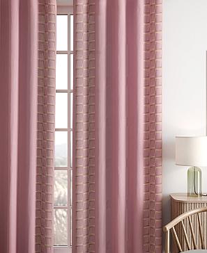 Комплект штор  «Релдионс» пудрового цвета