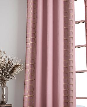 Комплект штор  «Релдионс» пудрового цвета