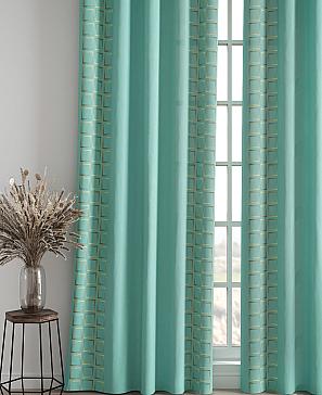 Комплект штор  «Релдионс» цвета тиффани