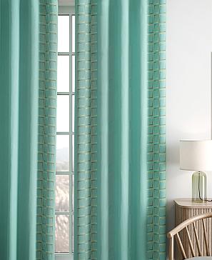 Комплект штор  «Релдионс» цвета тиффани