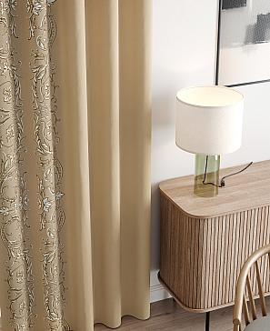 Комплект штор  «Ленрисит» бежевого цвета