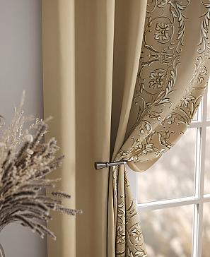 Комплект штор  «Ленрисит» бежевого цвета