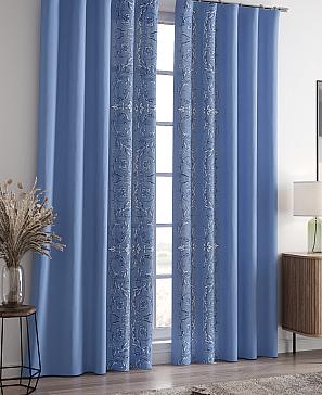 Комплект штор «Ленрисит (голубой)» | фото 2