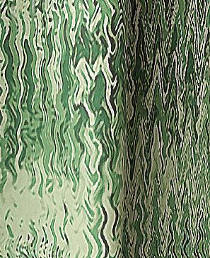 Комплект штор «Лоургинс» зеленого цвета