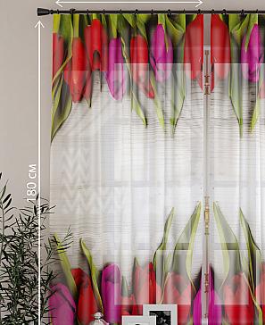 Комплект штор «Тюльпи»