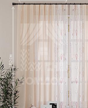 Комплект штор «Колхер» бежевого цвета