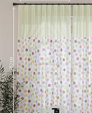 Комплект штор «Вилхас» зеленого цвета