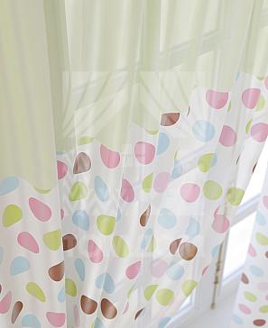 Комплект штор «Вилхас» зеленого цвета