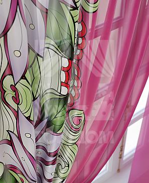 Комплект штор «Балес» фиолетового цвета