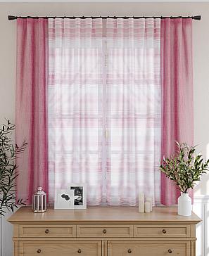 Комплект штор «Джорас» малинового цвета