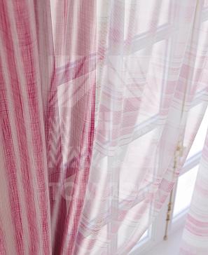 Комплект штор «Джорас» малинового цвета