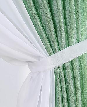 Комплект штор «Шивид» зеленого цвета