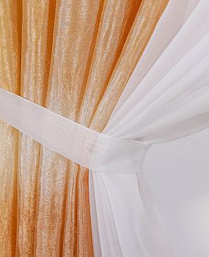 Комплект штор «Кермен» бежево-персикового цвета