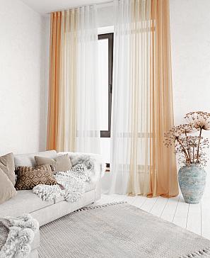 Комплект штор «Милури» светло-коричневого цвета