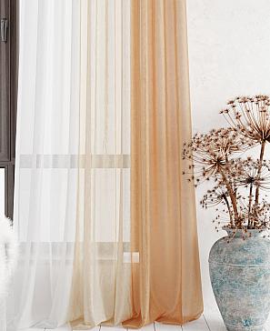 Комплект штор «Милури» светло-коричневого цвета