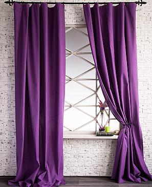 Комплект штор «Визил» фиолетового цвета