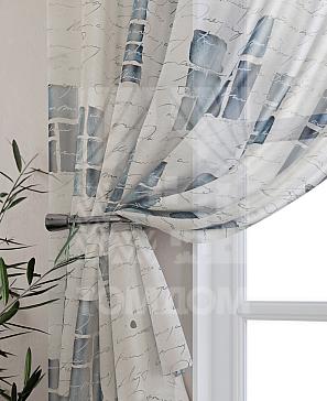 Тюль «Зум (серо-голубой)» | фото 3