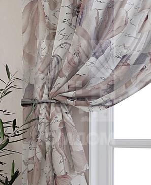 Комплект штор «Фазия» серого цвета