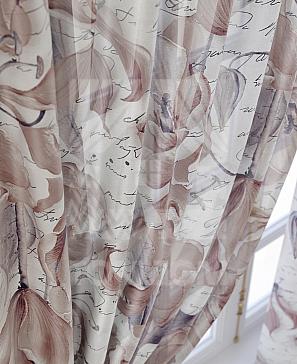 Комплект штор «Фазия» серого цвета