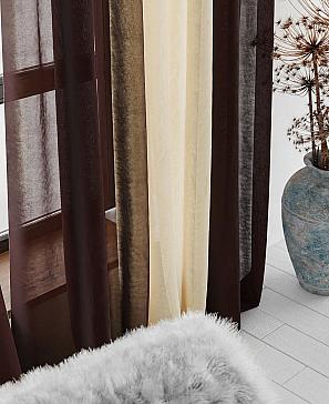 Тюль «Лаури (бежево-коричневый) - 280 см» | фото 3