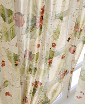 Комплект штор «Малис» бежевого цвета