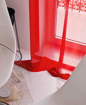 Комплект штор «Лурано» красного цвета