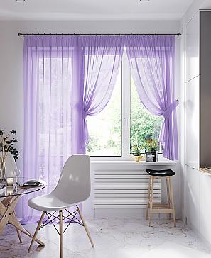 Комплект штор «Лурано» сиреневого цвета