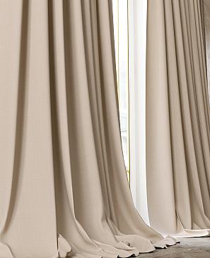 Комплект штор «Римеринс» бежевого цвета