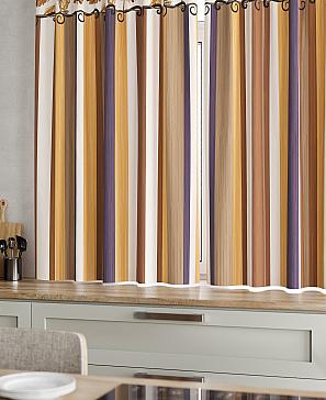 Комплект штор «Абель» коричневого цвета