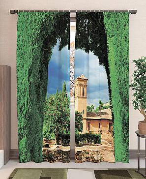 Комплект штор «Сады женского монастыря в Сан-Франциско»