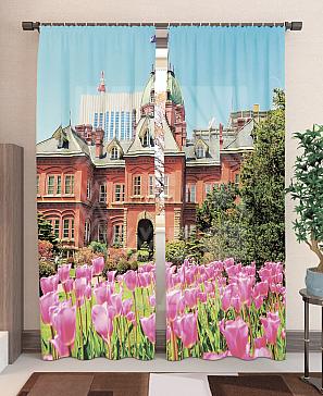 Комплект фотоштор «Тюльпаны в саду» | фото 2