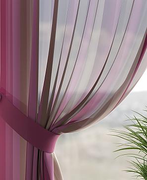 Комплект штор «Комиленс» розового цвета