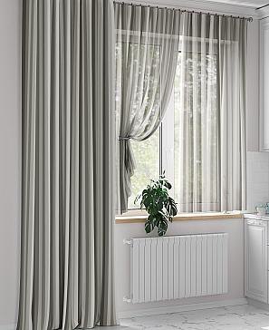 Комплект штор «Комиленс» серого цвета