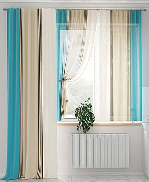 Комплект штор «Монглис (бирюзовый)» | фото 2
