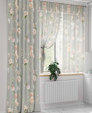 Комплект штор «Роумирс» светло-серого цвета